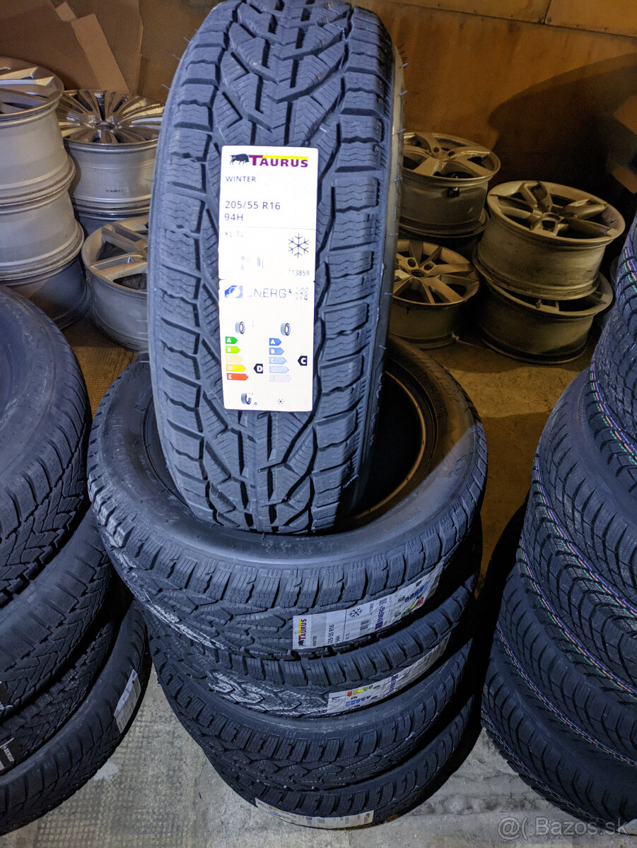 NOVÉ/ZIMNÉ pneumatiky TAURUS 205/55 R16 94H