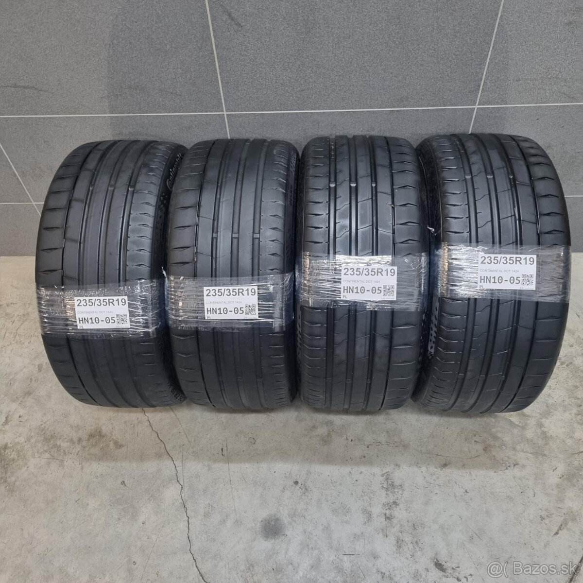 Letné pneumatiky 235/35 R19 CONTINENTAL DOT1424