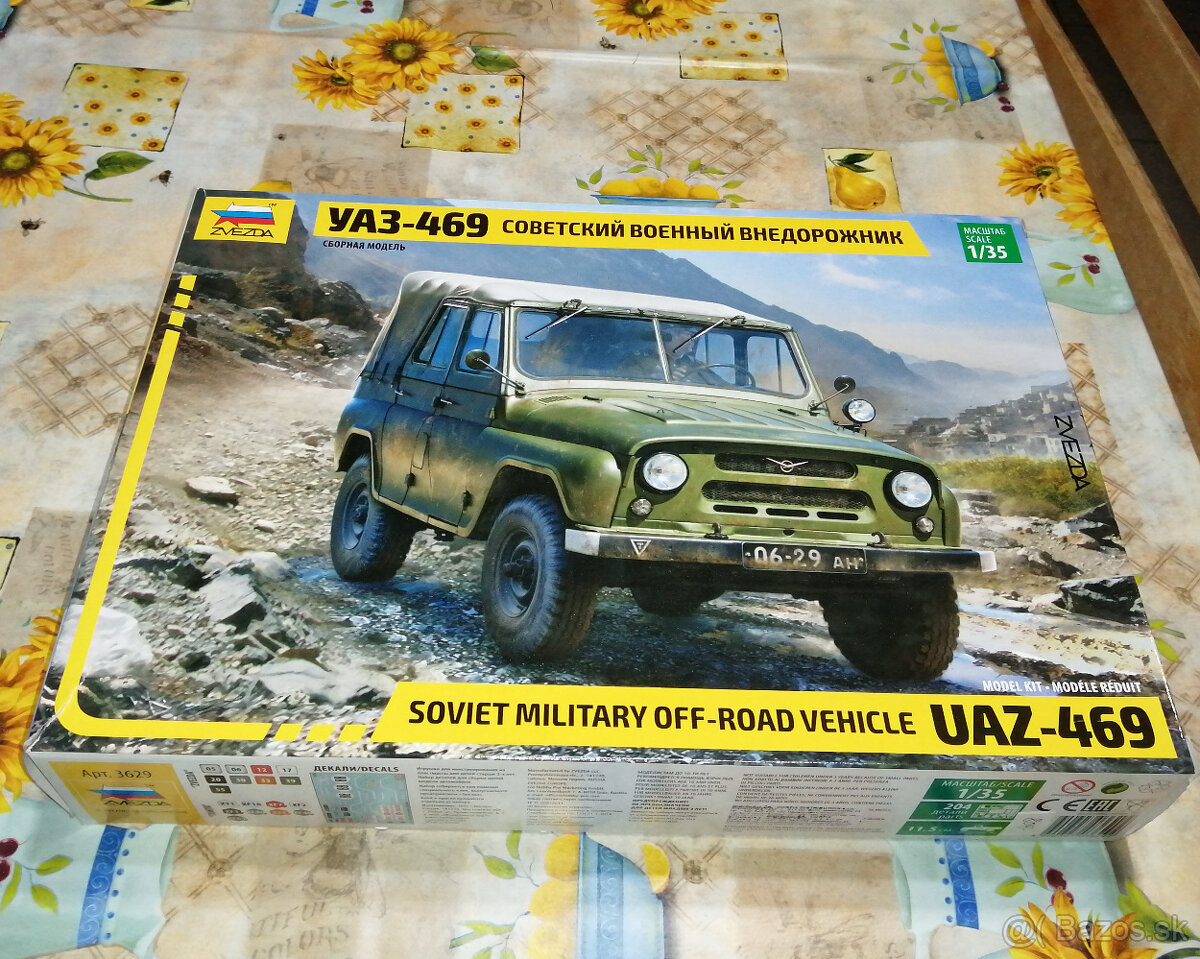 Kúpim plastikový model UAZ-469