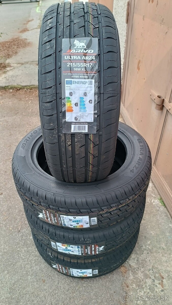 215/55 R17 letné DOT 2024