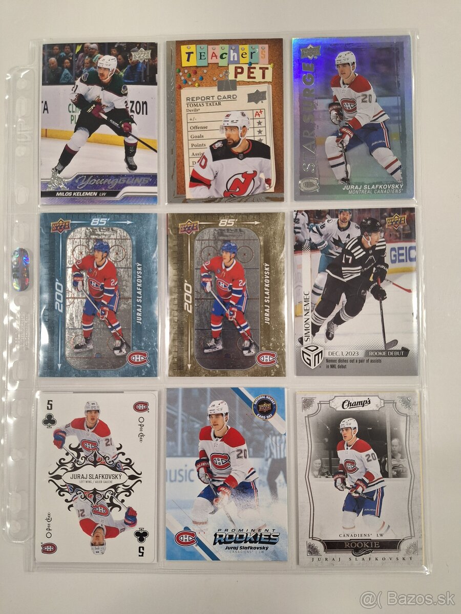 Hokejové karty - Slováci v NHL predaj/vymena