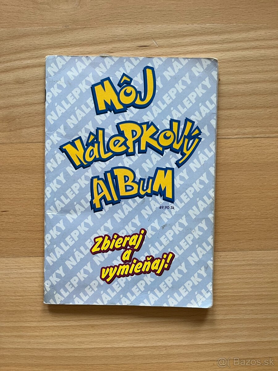 Pokémon nálepkový album