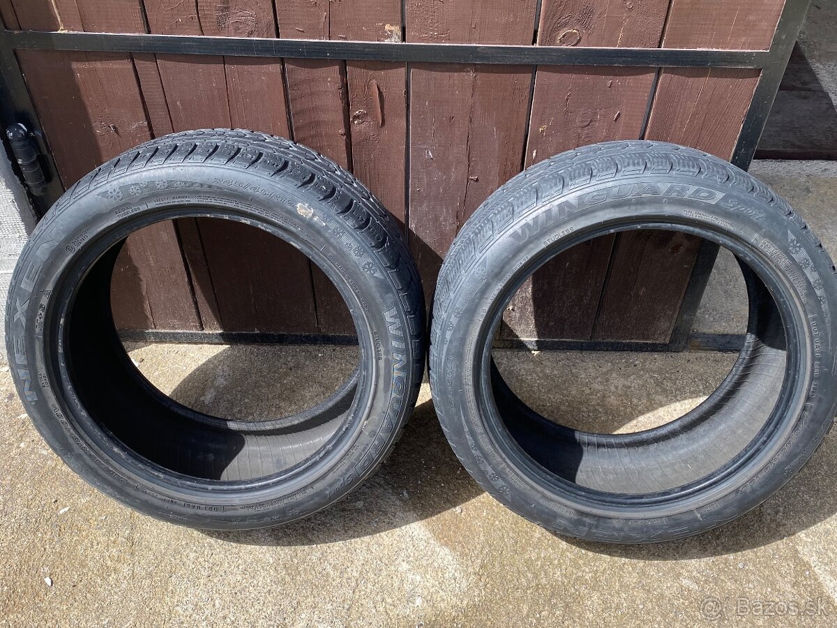 Predam 2x zimne pneu 245/45 r18