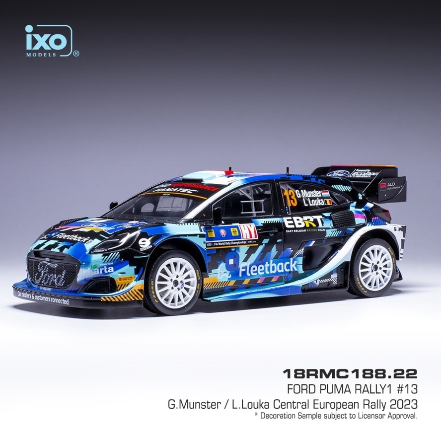 Modely Ford Puma Rally1 1:18 IXO