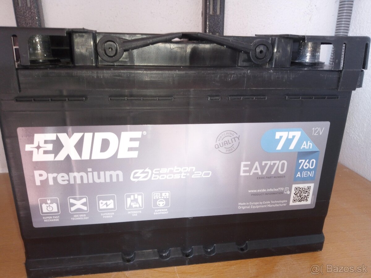 Autobateria Exide 77 Ah