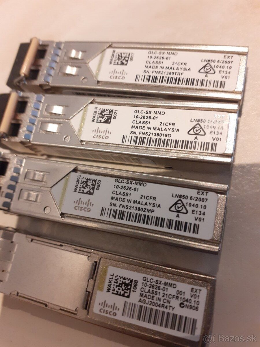 Predam Cisco metalicky Gbic GLC-T, cena 10e/ks