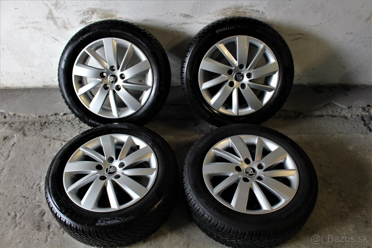 16"--ORIG---ŠKODA---OCTAVIA---5x112 R16--ZIMNA SADA