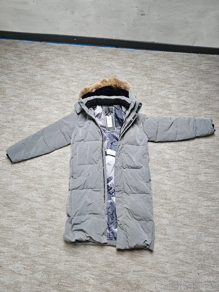 Pánska Guess Warm Touch Long Puffer Bunda