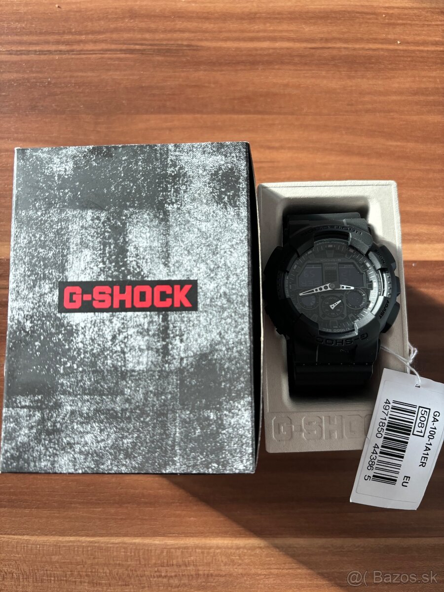 Nové HODINKY CASIO GA-100-1A1ER G-SHOCK