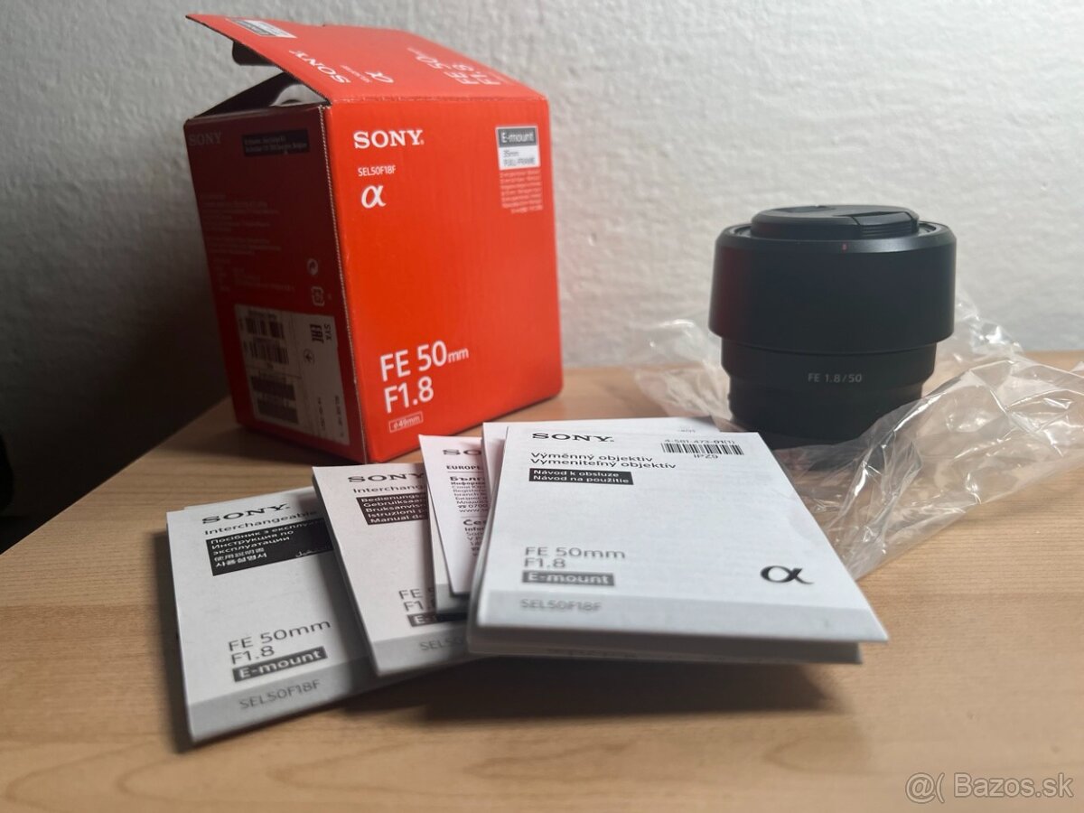 Predám SONY FE 50 1,8