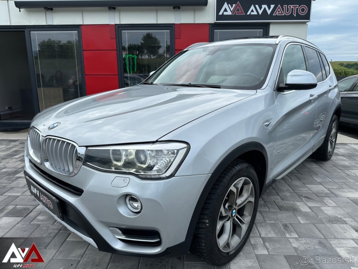 BMW X3 xDrive 20d A/T xLine, Strešné okno, Slovenské vozidlo