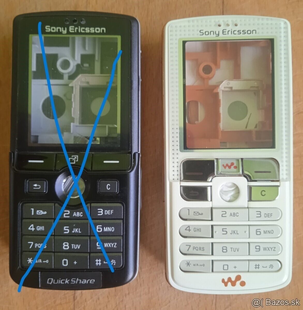 SONY ERICSSON K750i / W800i - NOVÝ ORIGINÁLNY KRYT