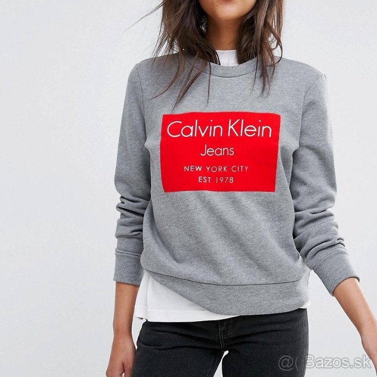 CALVIN KLEIN JEANS Hansi - luxusná dámska mikina PC 115,- €