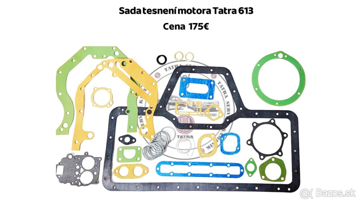 Tatra 613 sada tesnení motora