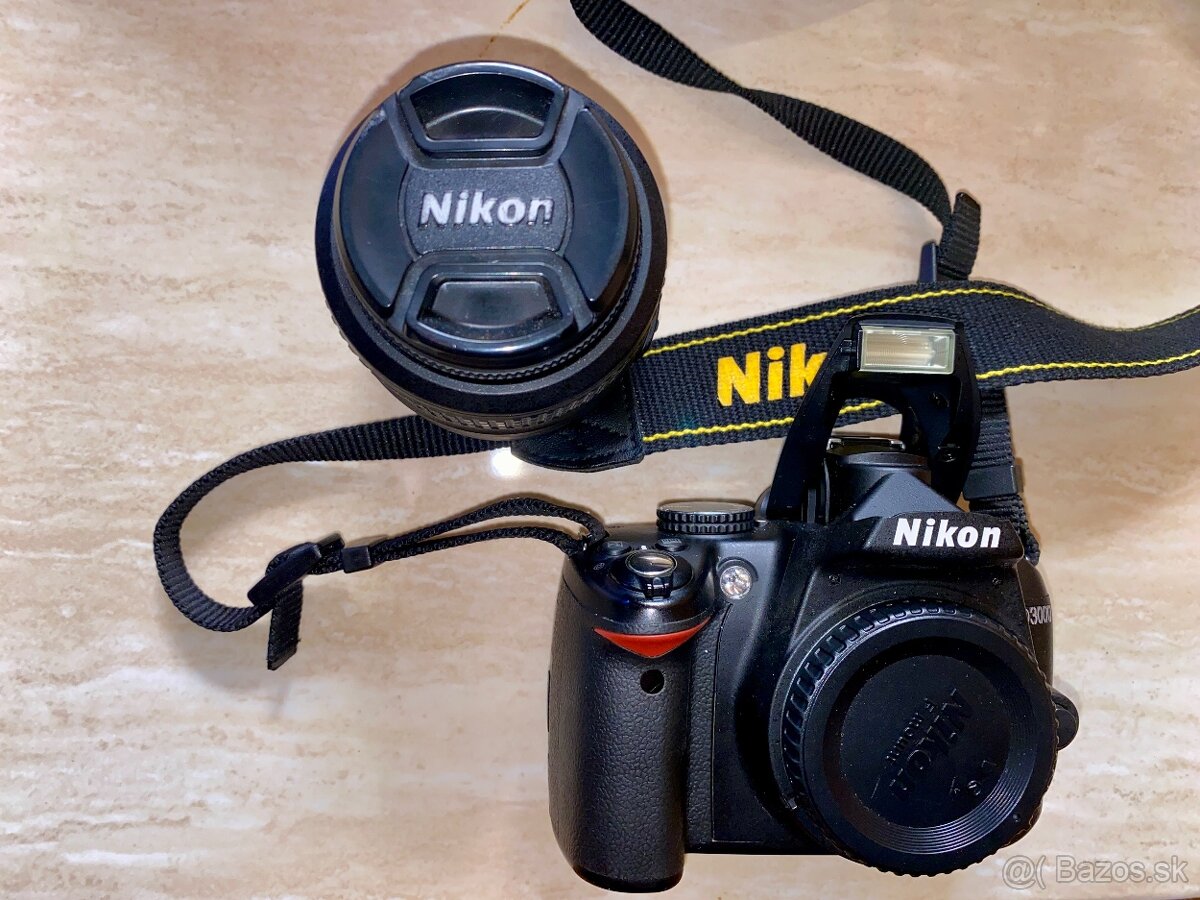 NIKON D3000 (zrkadlovka + full príslušenstvo)