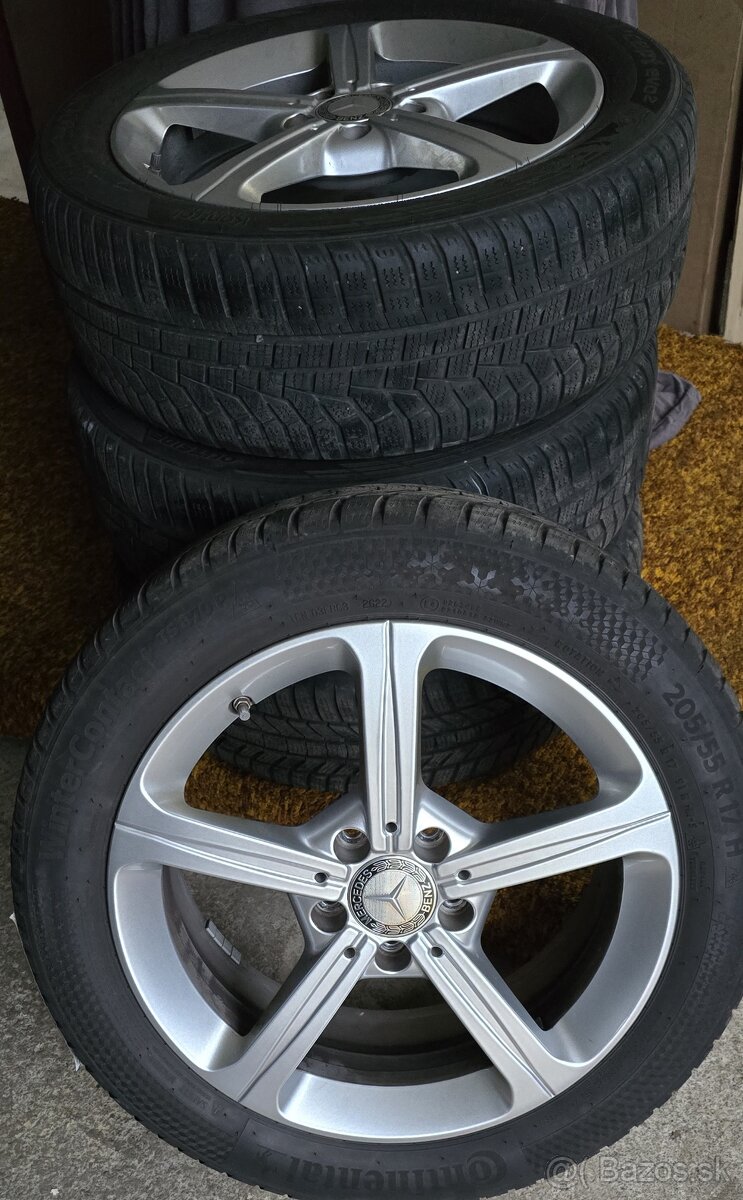 5x112,R17-Mercedes,6,5J,et44,205-55-Continental-2622-5,3mm