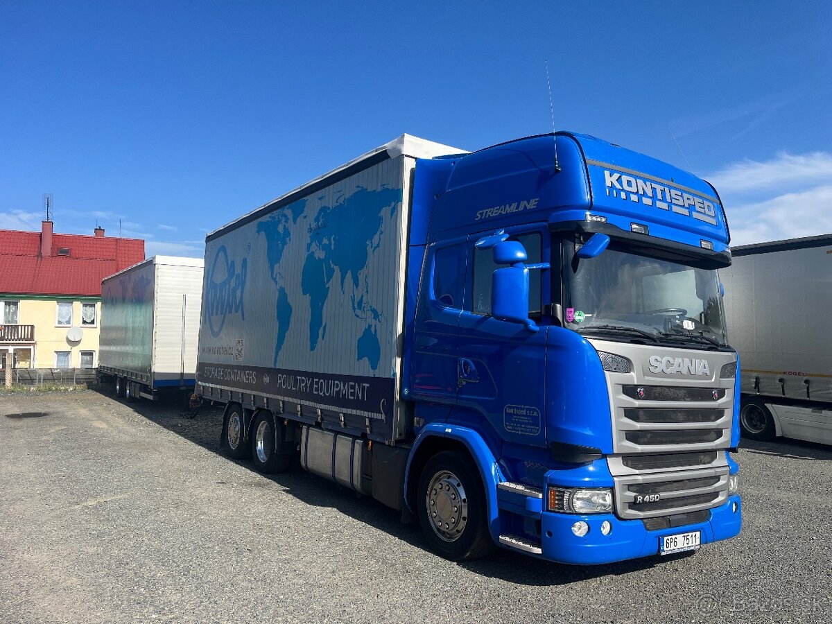 TANDEMOVÁ SOUPRAVA SCANIA R450 2019 + RETARDER