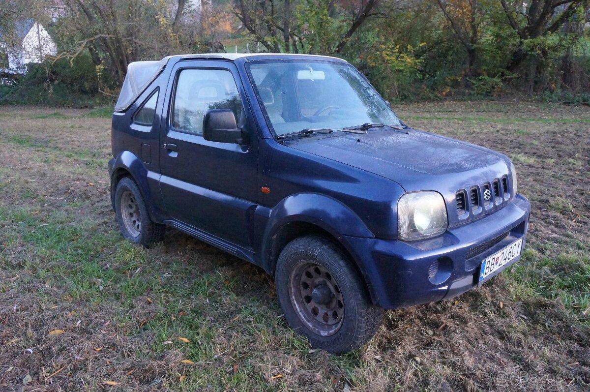 Suzuki Jimny cabrio 1.3 4x4  59 kW rok 2001