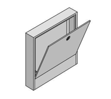 Uponor Vario skriňa rozdeľovača - na stenu