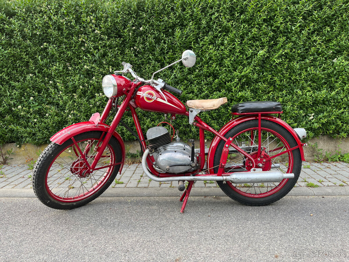 Monark - ČZ M300 (150c), r.v. 1950 s TP