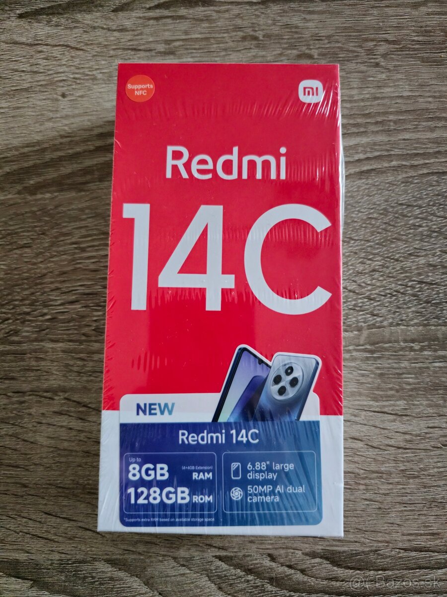 Xiaomi Redmi 14C 8GB 128GB NOVÝ NEROZBALENÝ