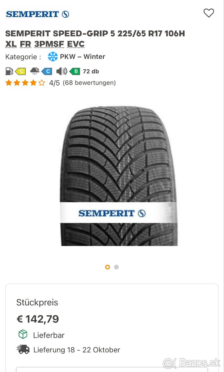 Semperit Speed-grip 5 225/65R17 XL