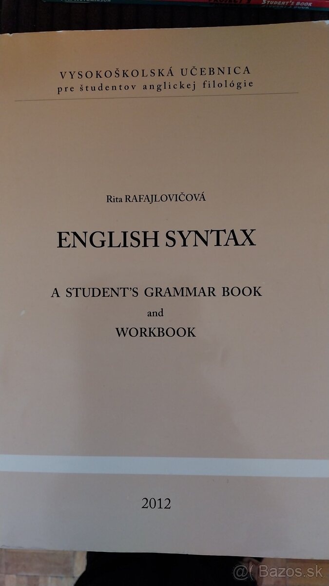 ENGLISH SYNTAX - učebnica anglickej filozófie