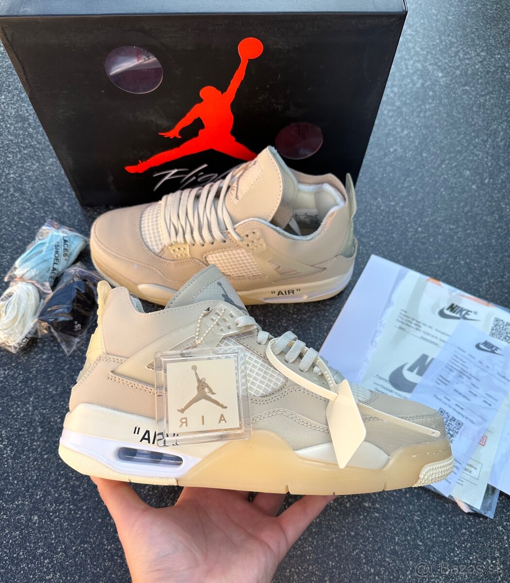 Jordan x Off-White Air Jordan 4 Retro SP "Sail"