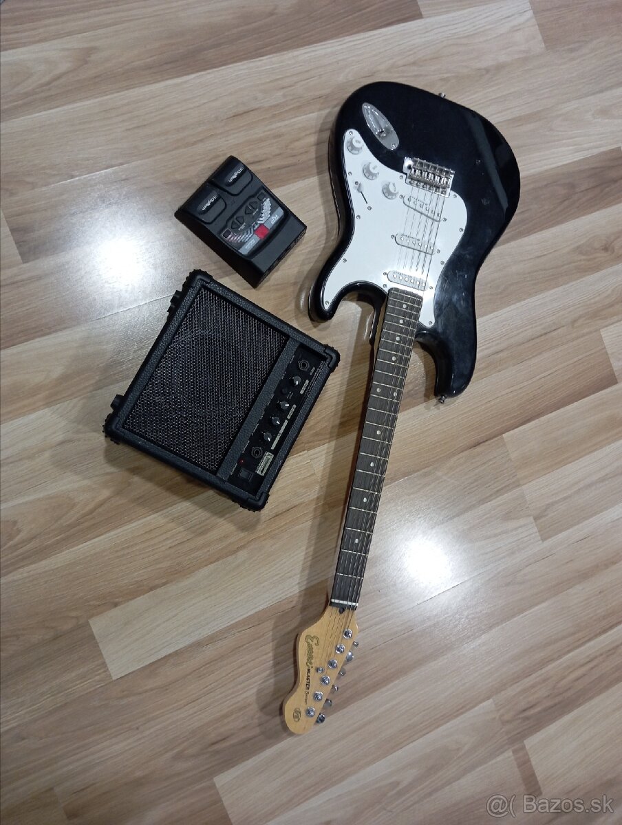 Gitarový set s efektom