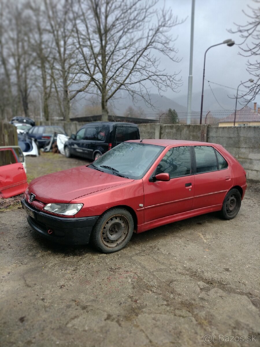 Rozpredám Peugeot 306 1.9 D.