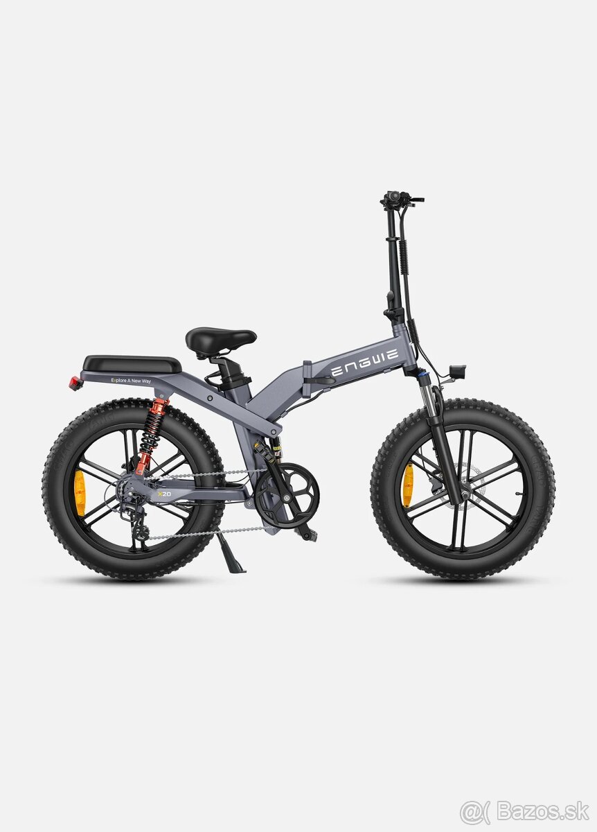 Ebike - Engwe X20 - skladaci - Hlinikový rám