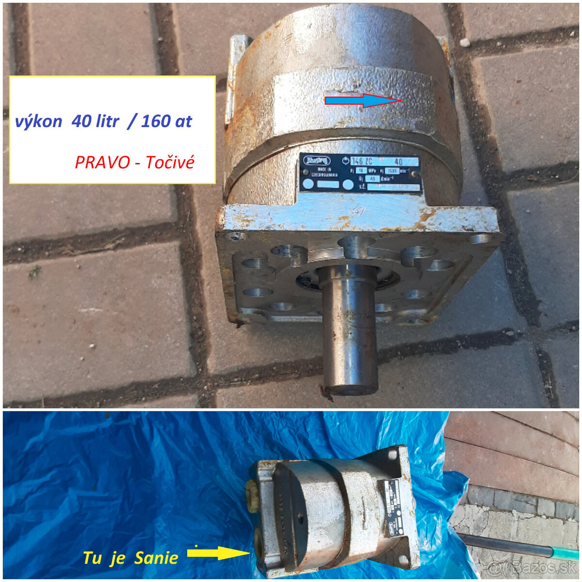 Hydraulické čerpadlá pre stroje,Malotraktory k štiepačkám