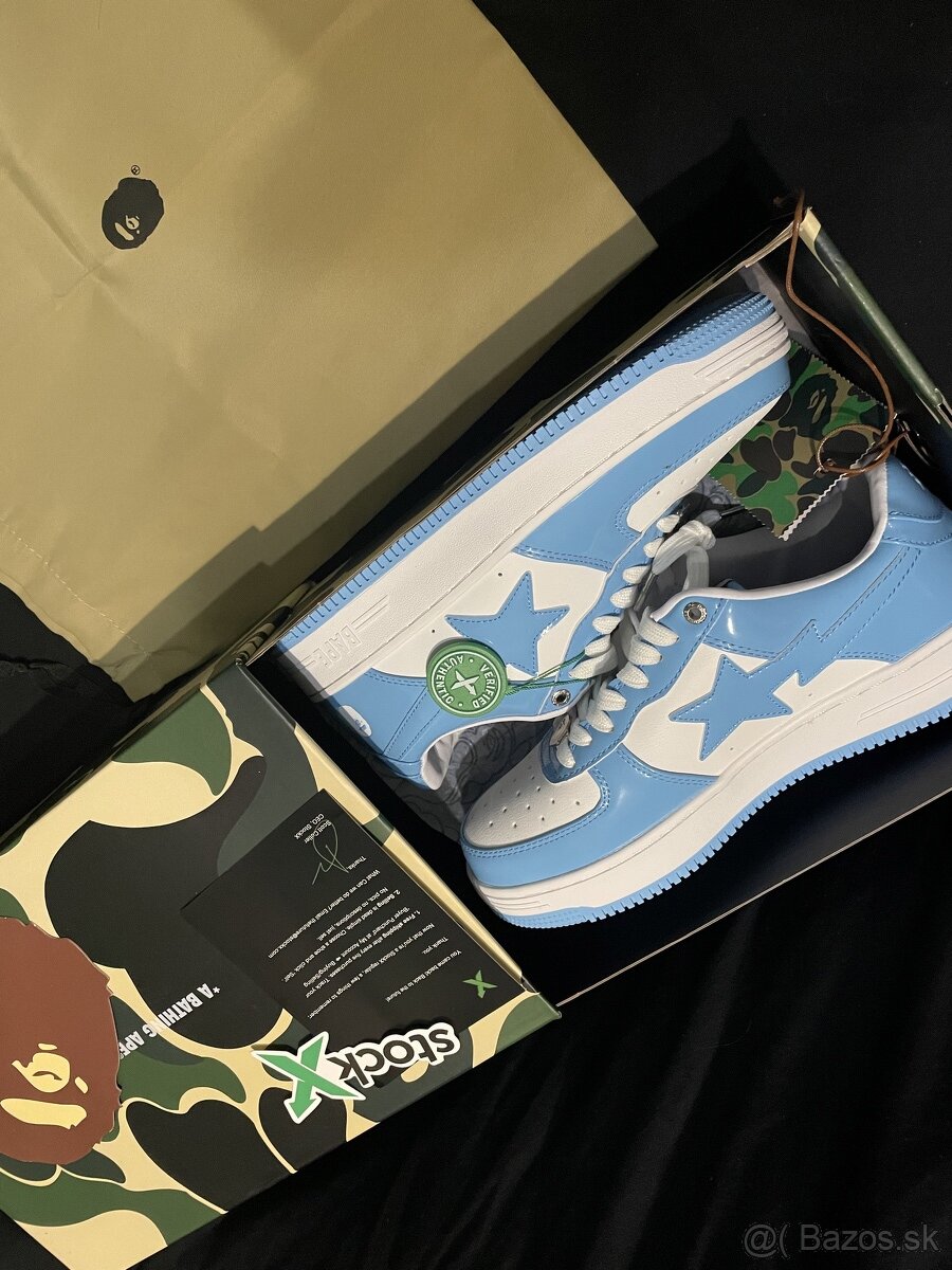 Bapesta | Baby blue bape topanky EU43