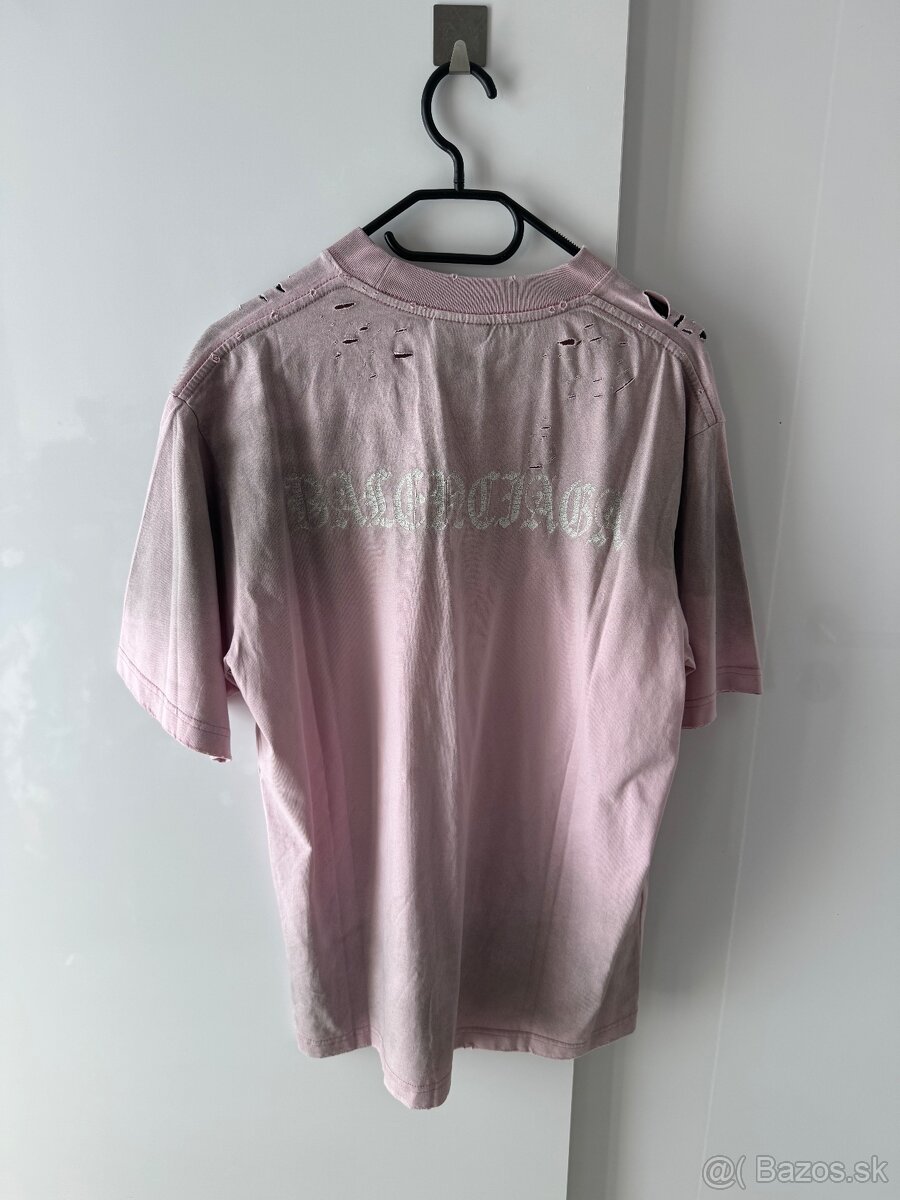 Balenciaga pink tee