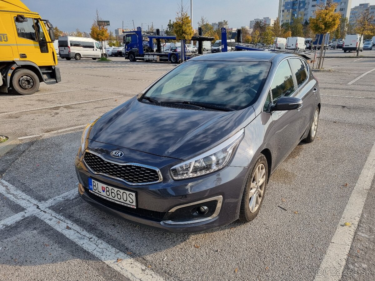 Kia Cee'd 1.4 CVVT Zlatá edícia  64 tis. km 2017