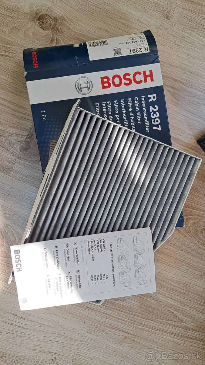 Kabínový filter BOSCH 1 987 432 397