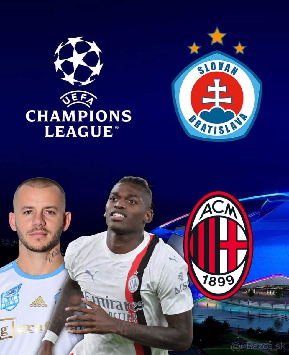 ŠK Slovan Bratislava - AC Milan Champions League vstupenka