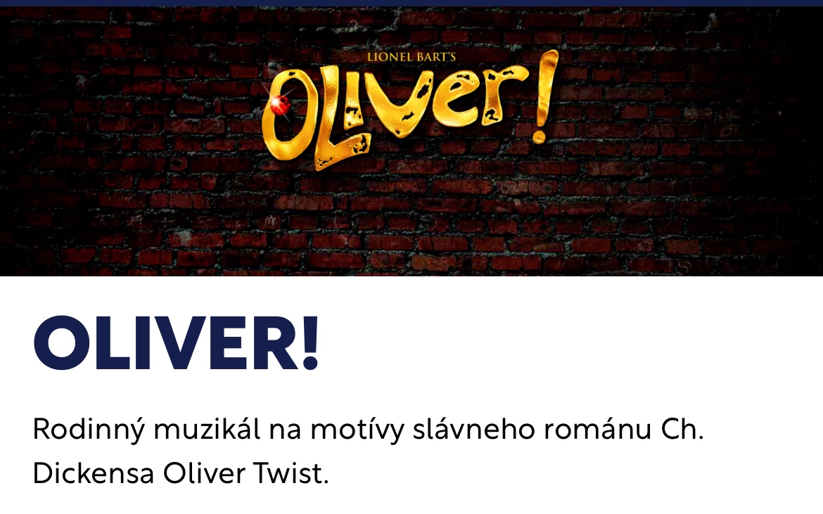 Muzikál OLIVER_16.11.