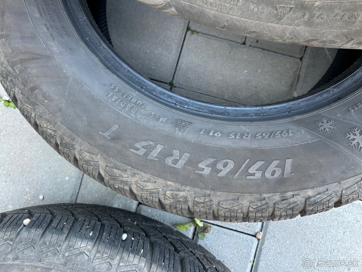 195/65 R15 Zimné pneumatiky