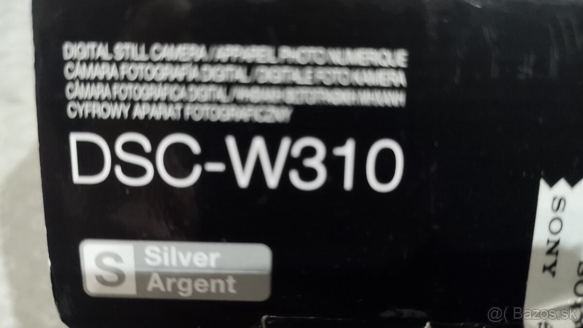 Predám fotoaparát Sony DSC-W310