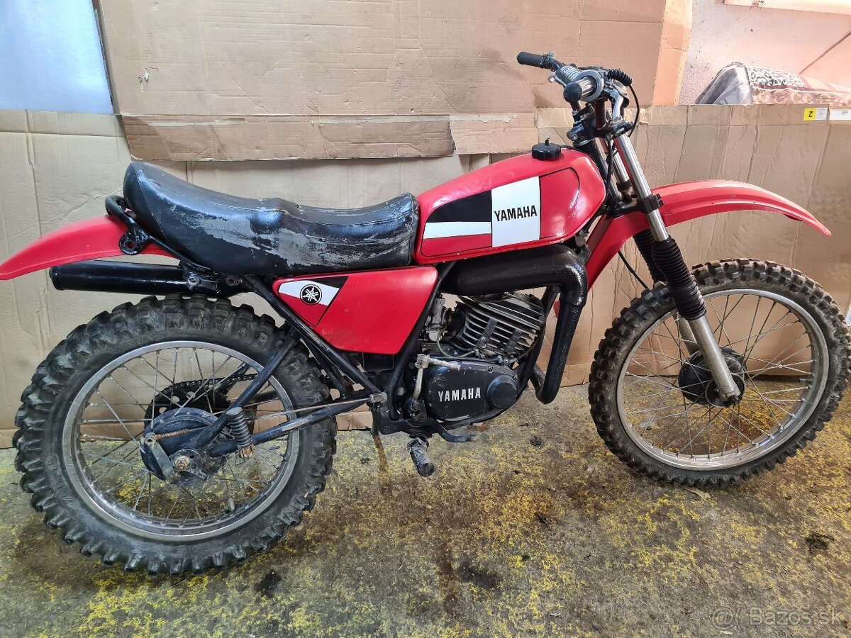 Yamaha  dt 125 nalezovy stav