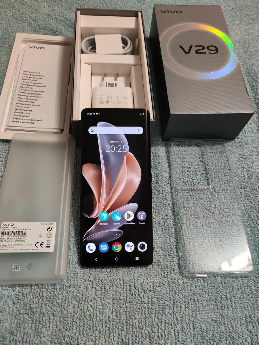 Vivo V29 5G 256GB,8GB RAM