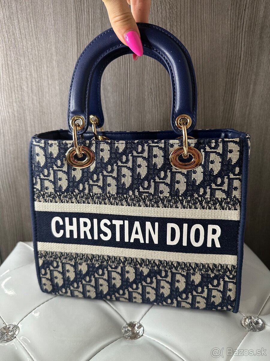 Christian Dior kabelka tmavomodrá