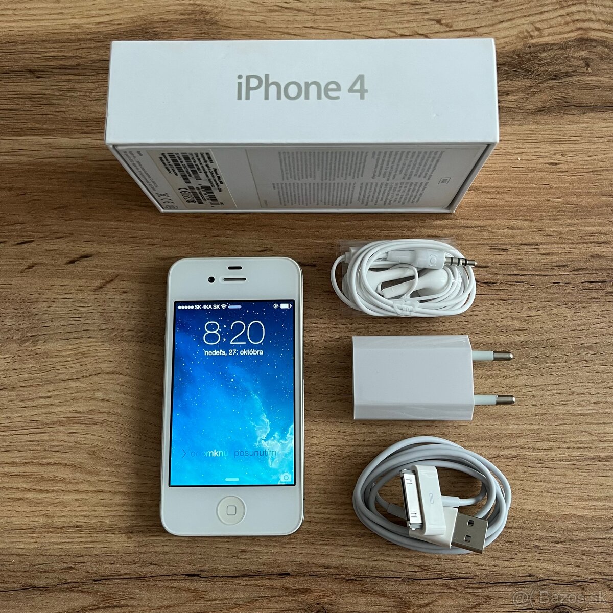 Predám Apple iPhone 4 White 8GB