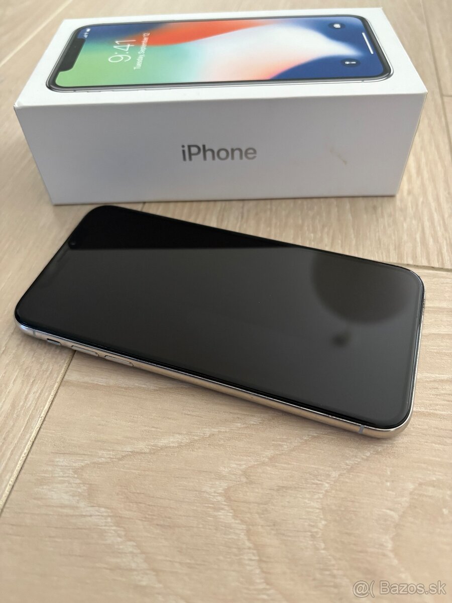 Iphone x silver 256