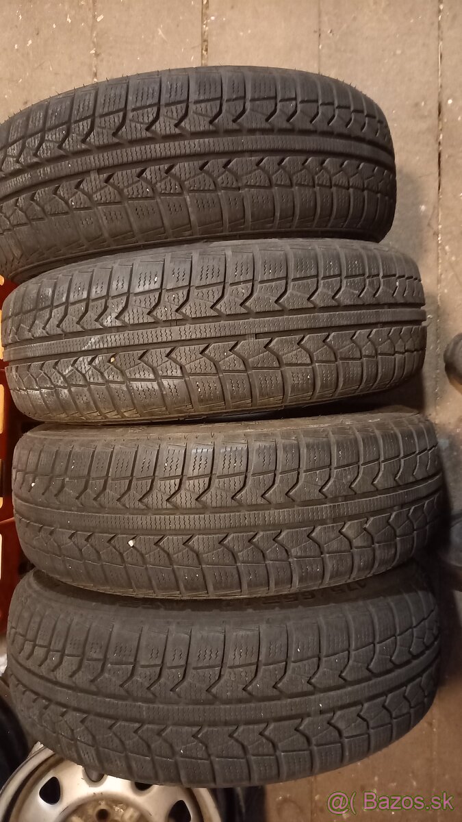 Predám 4ks zimných pneumatík 175/65R14