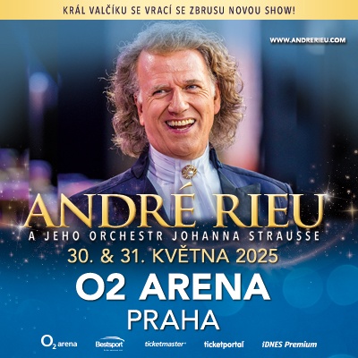 ❗André Rieu❗ O2 Aréna Praha - TOP vstupenky 30.5.2025