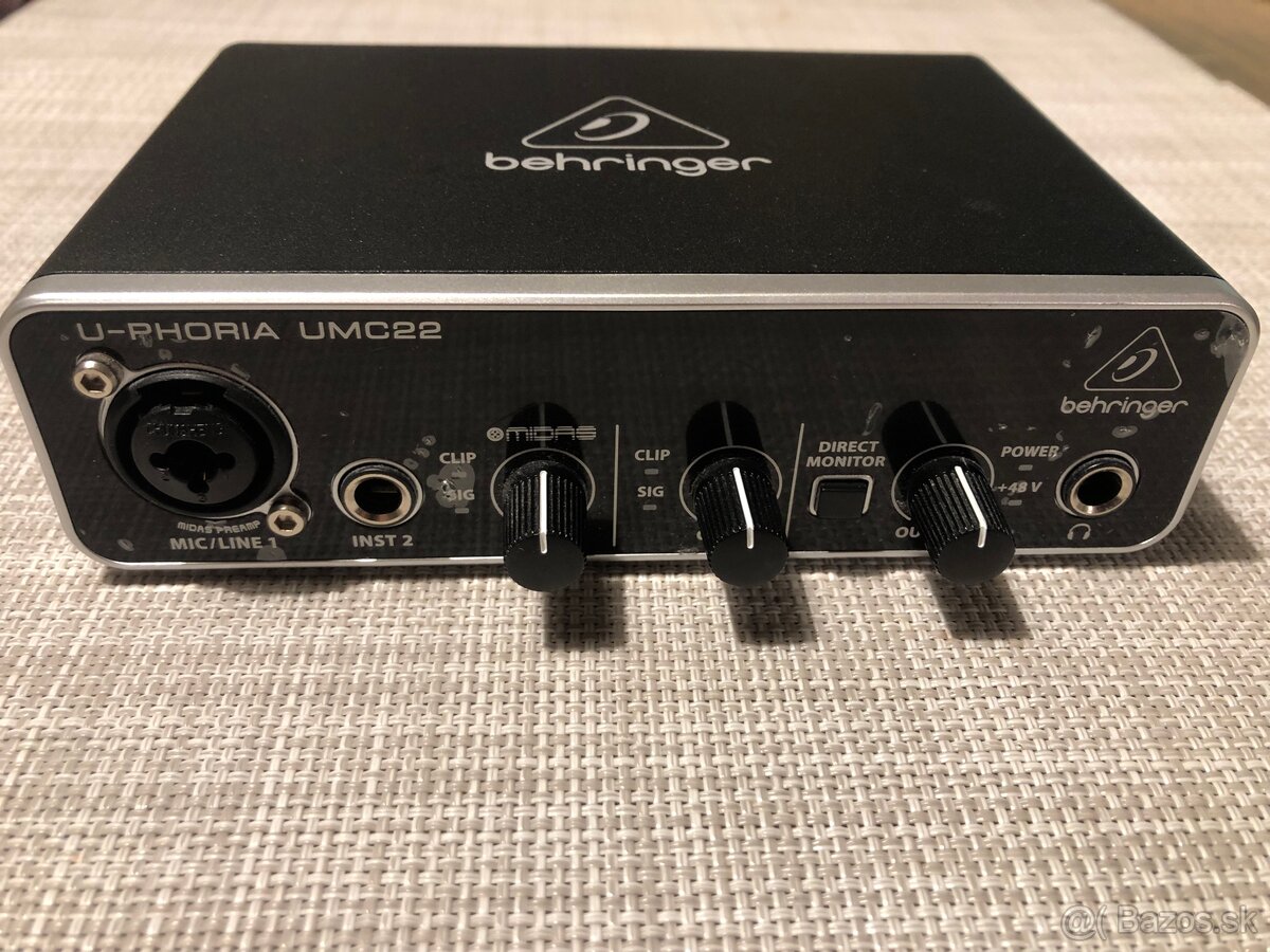 Behringer UMC22 U-Phoria