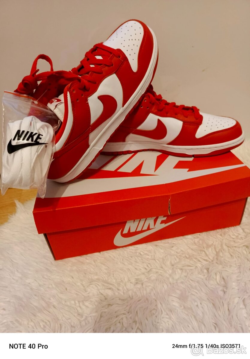 Nike dunk low red st johns