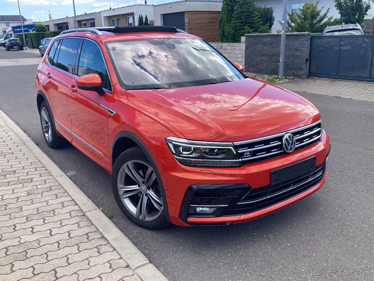 Tiguan Allspace 4x4 R-Line Habanero Virtual Pano ODPOČET DPH